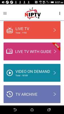 Emulate Android APK NIPTV-V Emulate Android APK NIPTV-V