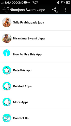 Run android online APK Niranjana Swami Japa from MyAndroid or emulate Niranjana Swami Japa using MyAndroid