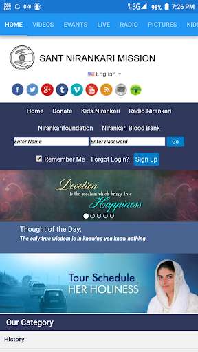 Run android online APK Nirankari App : Events, Live, Videos, Radio & Kids from MyAndroid or emulate Nirankari App : Events, Live, Videos, Radio & Kids using MyAndroid Run android online APK Nirankari App : Events, Live, Videos, Radio & Kids from MyAndroid or emulate Nirankari App : Events, Live, Videos, Radio & Kids using MyAndroid