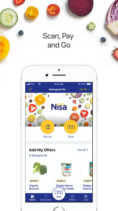 Emulate iPhone app Nisa Scan, Pay, Go using MyAndroid