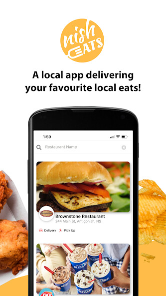 Run android online APK Nish Eats from MyAndroid or emulate Nish Eats using MyAndroid