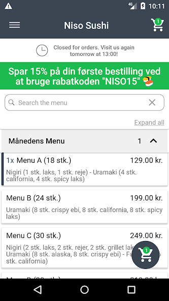 Run android online APK Niso Sushi from MyAndroid or emulate Niso Sushi using MyAndroid Run android online APK Niso Sushi from MyAndroid or emulate Niso Sushi using MyAndroid