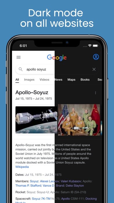 Emulate iPhone app Nitefall: Dark mode for Safari using MyAndroid Emulate iPhone app Nitefall: Dark mode for Safari using MyAndroid
