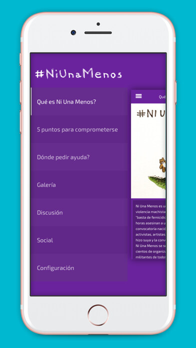 Emulate iPhone app Ni Una Menos using MyAndroid Emulate iPhone app Ni Una Menos using MyAndroid
