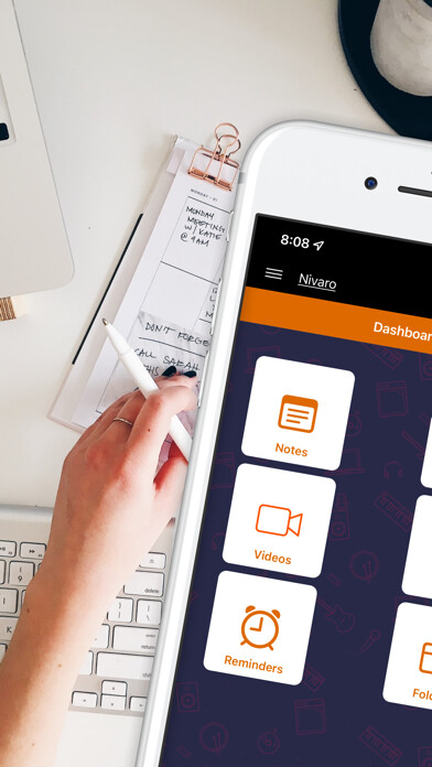 Emulate iPhone app Nivaro - Reminder Organiser using MyAndroid Emulate iPhone app Nivaro - Reminder Organiser using MyAndroid