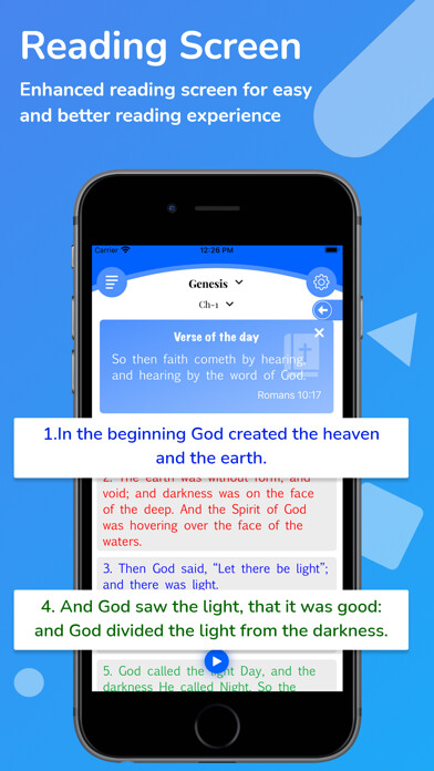 Emulate iPhone app NIV Bible Audio - Holy Version using MyAndroid