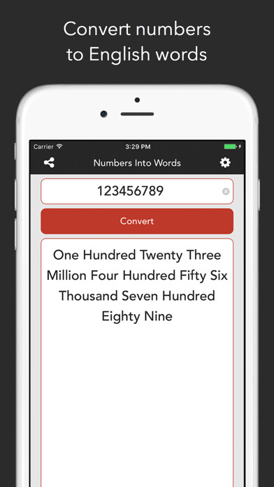 Emulate iPhone app NIW - Numbers Into Words using MyAndroid Emulate iPhone app NIW - Numbers Into Words using MyAndroid