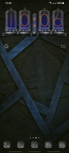 Run android online APK Nixie Tube Clock Widget - Lite from MyAndroid or emulate Nixie Tube Clock Widget - Lite using MyAndroid