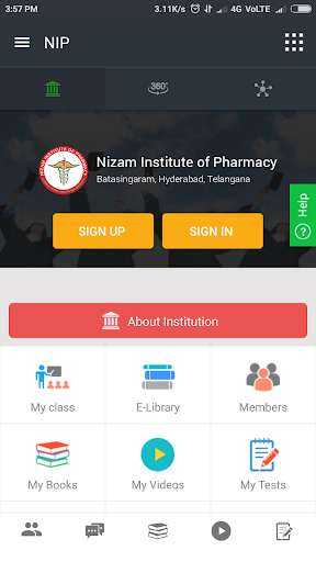 Run android online APK Nizam Institute of Pharmacy from MyAndroid or emulate Nizam Institute of Pharmacy using MyAndroid