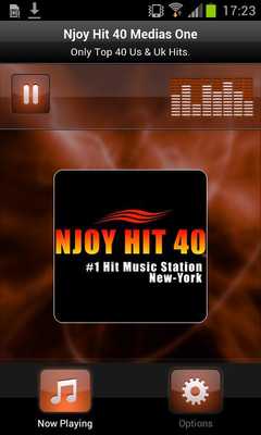 Emulate Android APK Njoy Hit 40 Medias One