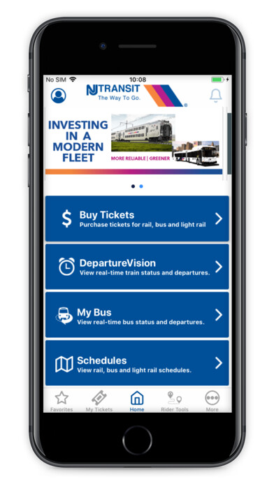 Emulate iPhone app NJ TRANSIT Mobile App using MyAndroid Emulate iPhone app NJ TRANSIT Mobile App using MyAndroid
