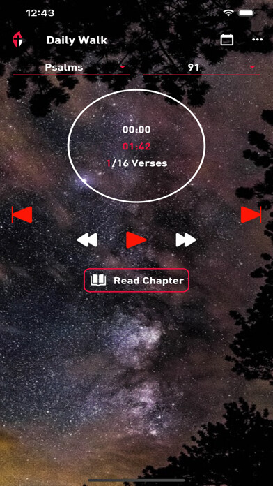 Emulate iPhone app NKJV Offline Audio Bible using MyAndroid