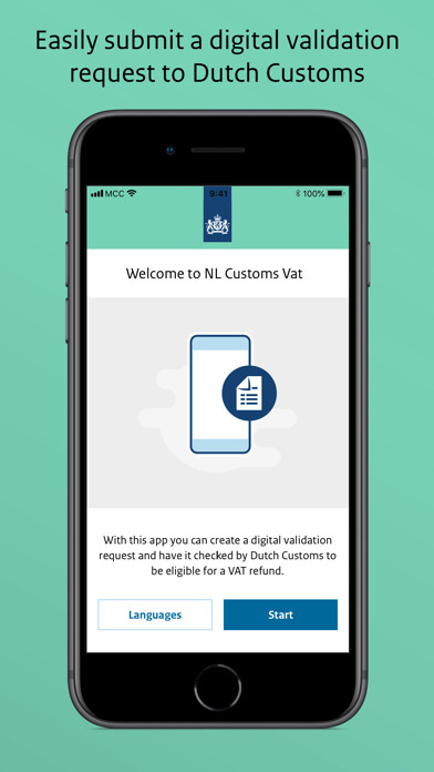 Emulate iPhone app NL Customs VAT using MyAndroid