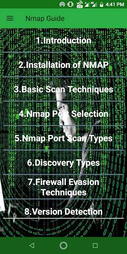 Run android online APK Nmap Guide - Tutorials for nmap from MyAndroid or emulate Nmap Guide - Tutorials for nmap using MyAndroid