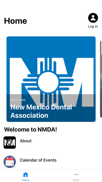 Emulate iPhone app NM Dental Assoc. using MyAndroid