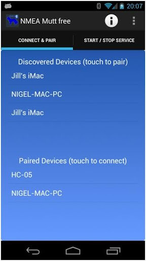 Run android online APK NMEA Bluetooth Interface Mutt from MyAndroid or emulate NMEA Bluetooth Interface Mutt using MyAndroid Run android online APK NMEA Bluetooth Interface Mutt from MyAndroid or emulate NMEA Bluetooth Interface Mutt using MyAndroid