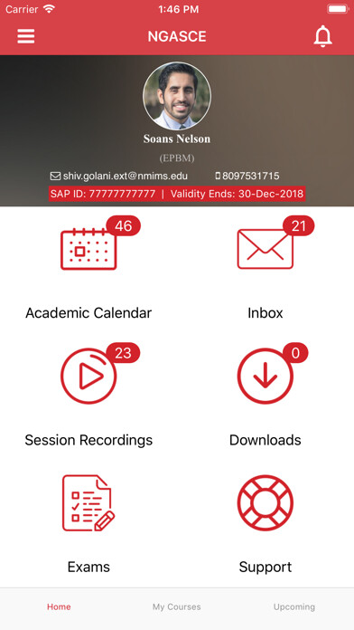 Emulate iPhone app NMIMS Global Student Zone App using MyAndroid Emulate iPhone app NMIMS Global Student Zone App using MyAndroid