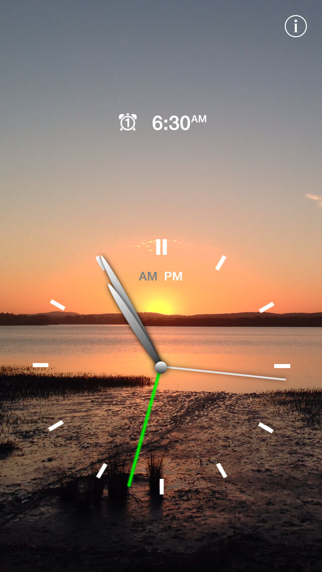 Emulate iPhone app NN Clock using MyAndroid