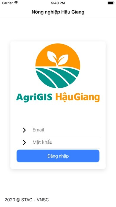 Emulate iPhone app Nông nghiệp Hậu Giang using MyAndroid Emulate iPhone app Nông nghiệp Hậu Giang using MyAndroid