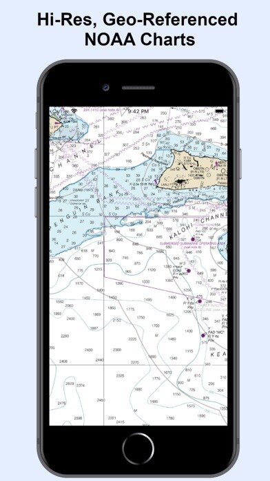 Emulate iPhone app NOAA Nautical Charts & Map using MyAndroid