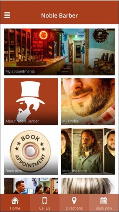 Emulate iPhone app Noble Barber using MyAndroid Emulate iPhone app Noble Barber using MyAndroid