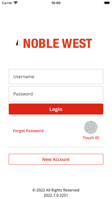 Emulate iPhone app Noble West Truck Insurance using MyAndroid