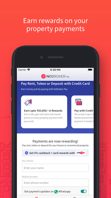 Emulate iPhone app NoBroker Pay - Pay Rent Online using MyAndroid