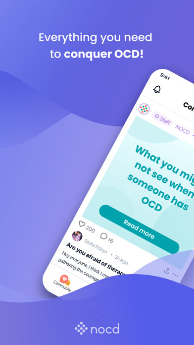 Emulate iPhone app NOCD: OCD Therapy and Tools using MyAndroid