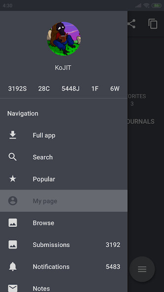 Run android online APK NOC for Fur Affinity from MyAndroid or emulate NOC for Fur Affinity using MyAndroid Run android online APK NOC for Fur Affinity from MyAndroid or emulate NOC for Fur Affinity using MyAndroid
