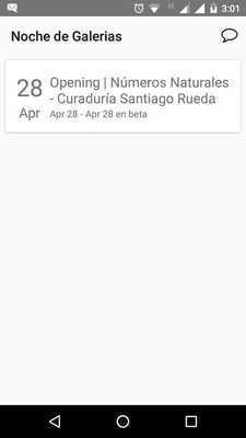 Emulate Android APK Noches de Galerias