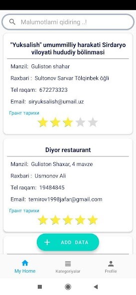 Run android online APK Nodavlat Notijorat Tashkilotlari from MyAndroid or emulate Nodavlat Notijorat Tashkilotlari using MyAndroid