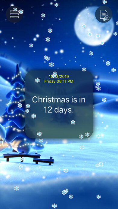 Emulate iPhone app Noel - Christmas Countdown using MyAndroid Emulate iPhone app Noel - Christmas Countdown using MyAndroid