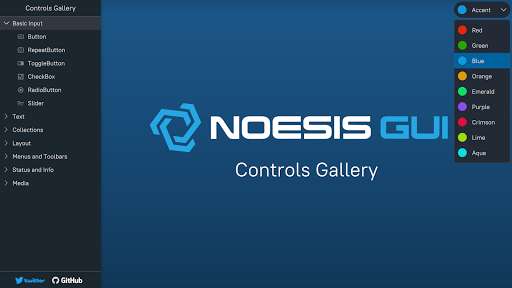 Run android online APK NoesisGUI Controls Gallery from MyAndroid or emulate NoesisGUI Controls Gallery using MyAndroid