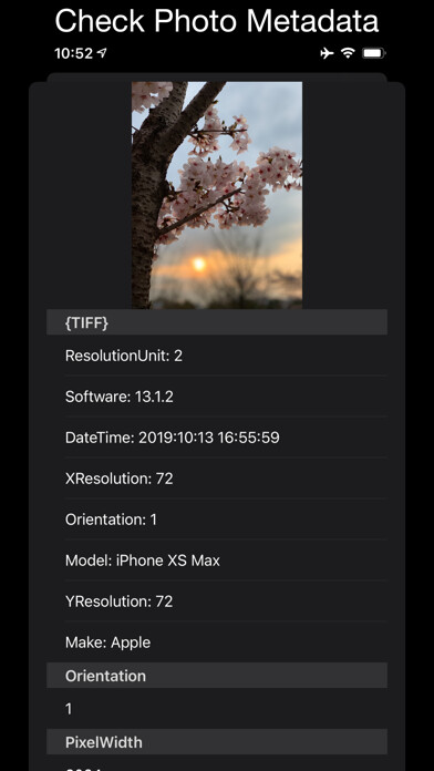Emulate iPhone app No EXIF Lite - Photo Metadata using MyAndroid Emulate iPhone app No EXIF Lite - Photo Metadata using MyAndroid