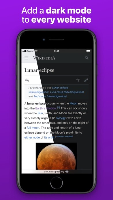 Emulate iPhone app Noir - Dark Mode for Safari using MyAndroid Emulate iPhone app Noir - Dark Mode for Safari using MyAndroid