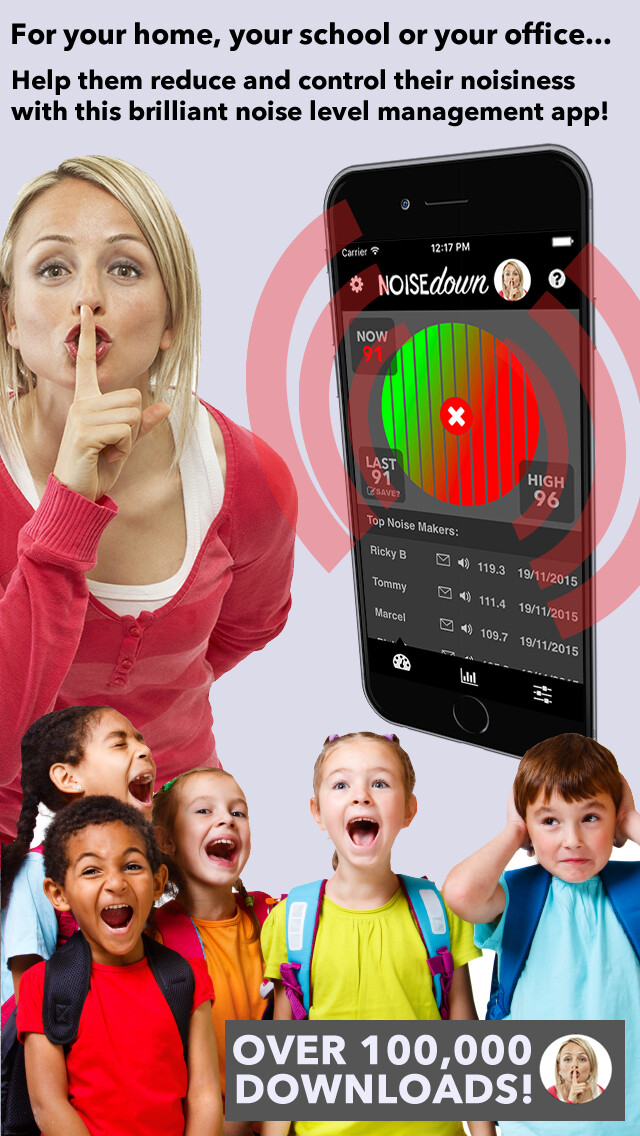 Emulate iPhone app Noise Down - sound manager alarm app using MyAndroid Emulate iPhone app Noise Down - sound manager alarm app using MyAndroid