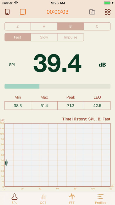 Emulate iPhone app NoiseLab using MyAndroid Emulate iPhone app NoiseLab using MyAndroid