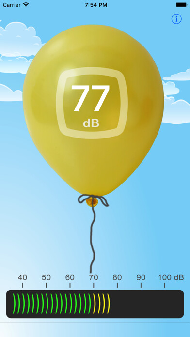 Emulate iPhone app NoiseLevel using MyAndroid