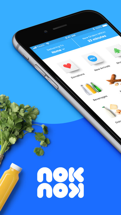 Emulate iPhone app noknok - Groceries made fast. using MyAndroid Emulate iPhone app noknok - Groceries made fast. using MyAndroid