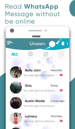 Run android online APK No Last Seen & View Deleted Messages - Unseen App from MyAndroid or emulate No Last Seen & View Deleted Messages - Unseen App using MyAndroid