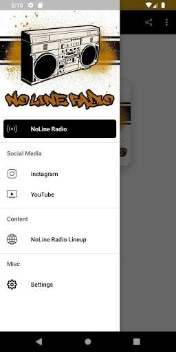 Emulate Android APK NoLine Radio