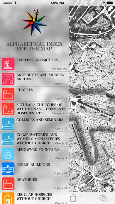 Emulate iPhone app Nolli - Navigate Rome in 1748 using MyAndroid Emulate iPhone app Nolli - Navigate Rome in 1748 using MyAndroid