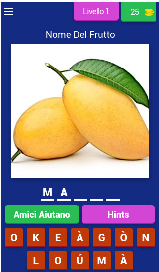 Run android online APK Nome del Frutto from MyAndroid or emulate Nome del Frutto using MyAndroid