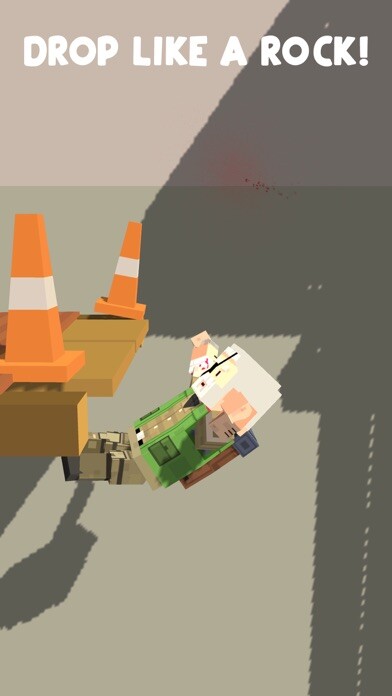 Emulate iPhone app No More Stairs - Ragdoll Fun using MyAndroid