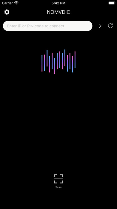 Emulate iPhone app NOMVDIC Remote Control using MyAndroid
