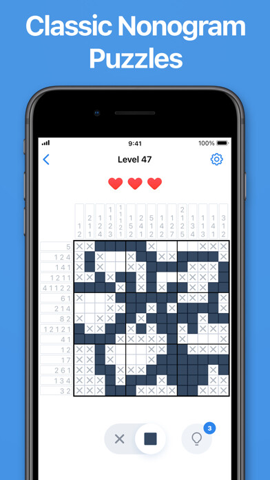 Emulate iPhone app Nonogram.com - Number Games using MyAndroid