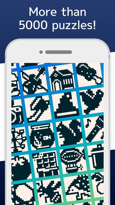 Emulate iPhone app Nonograms 999 griddlers using MyAndroid
