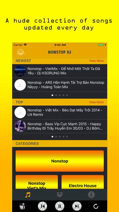 Emulate iPhone app NONSTOP DJ using MyAndroid Emulate iPhone app NONSTOP DJ using MyAndroid