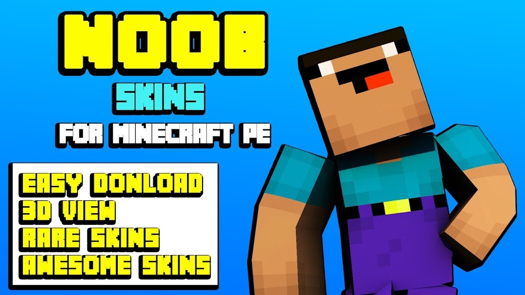 Emulate Android APK Noob Skins for Minecraft PE