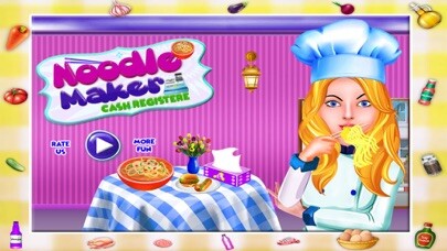 Emulate iPhone app Noodles Maker Cash Register using MyAndroid